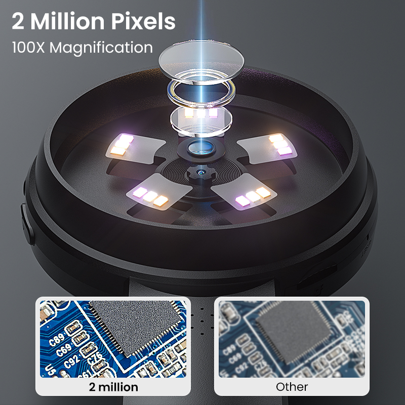 Protable Smart Magnifier Micro - Electronics Repair Glasses 评论和价格