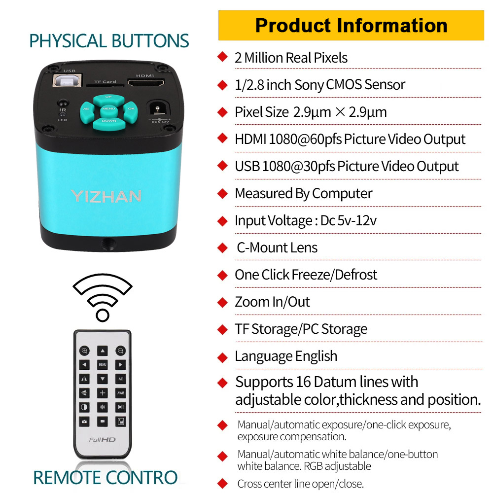 YIZHAN 150X Zoom Lens Electron - Electronics Repair Videos 评论和价格