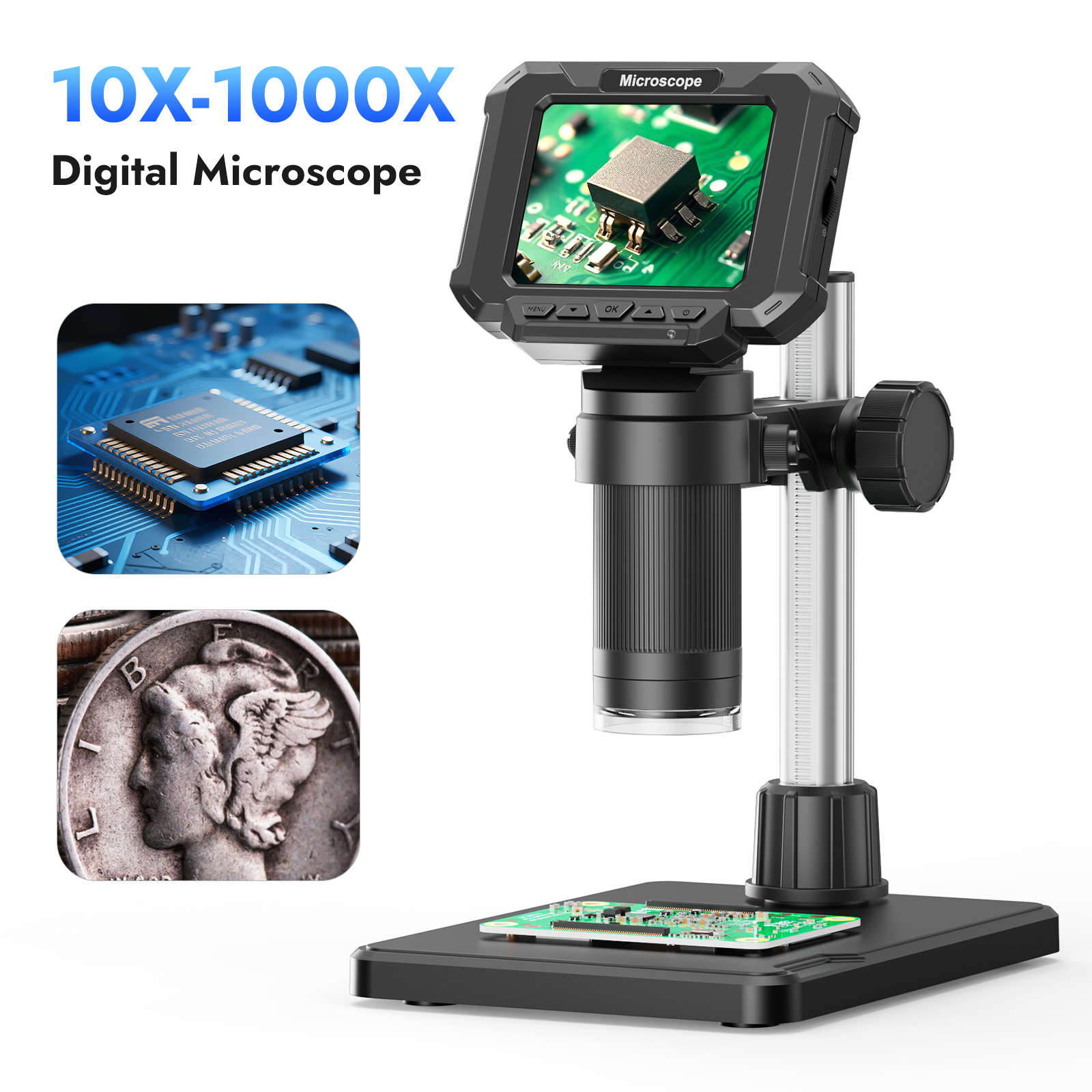 Digital Microscope 2.8 inch 10 - Electronics Repair Videos 评论和价格