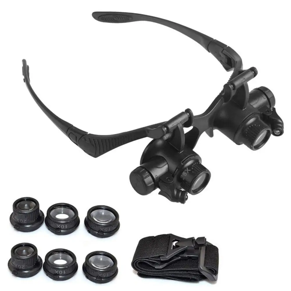 New Headband LED Light Glasses - Electronics Repair Glasses 评论和价格