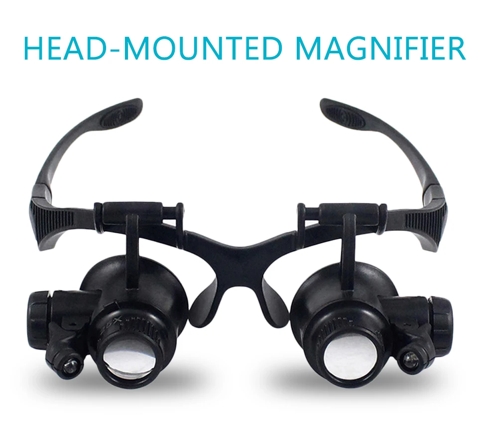 New Headband LED Light Glasses - Electronics Repair Glasses 评论和价格