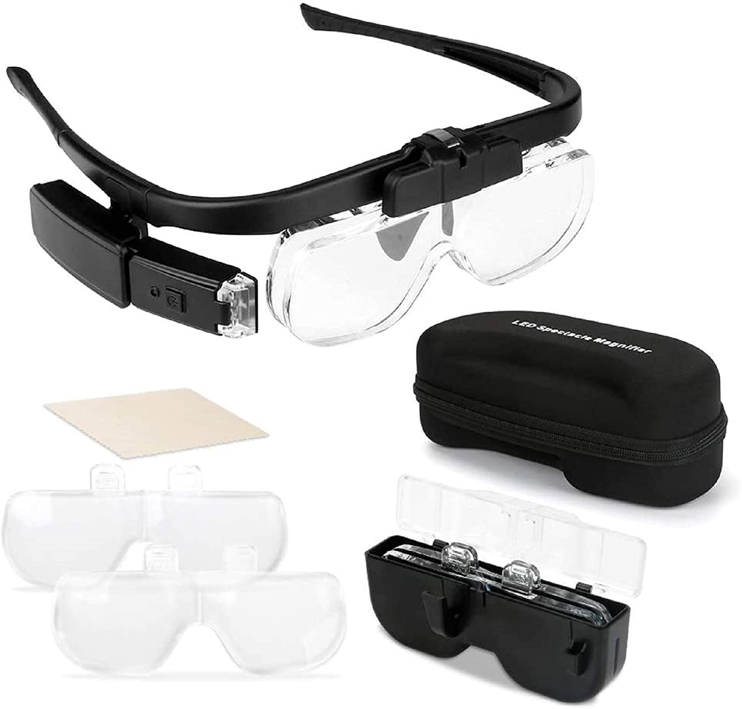Magnifying Glasses Magnifier 1 - Electronics Repair Glasses 评论和价格