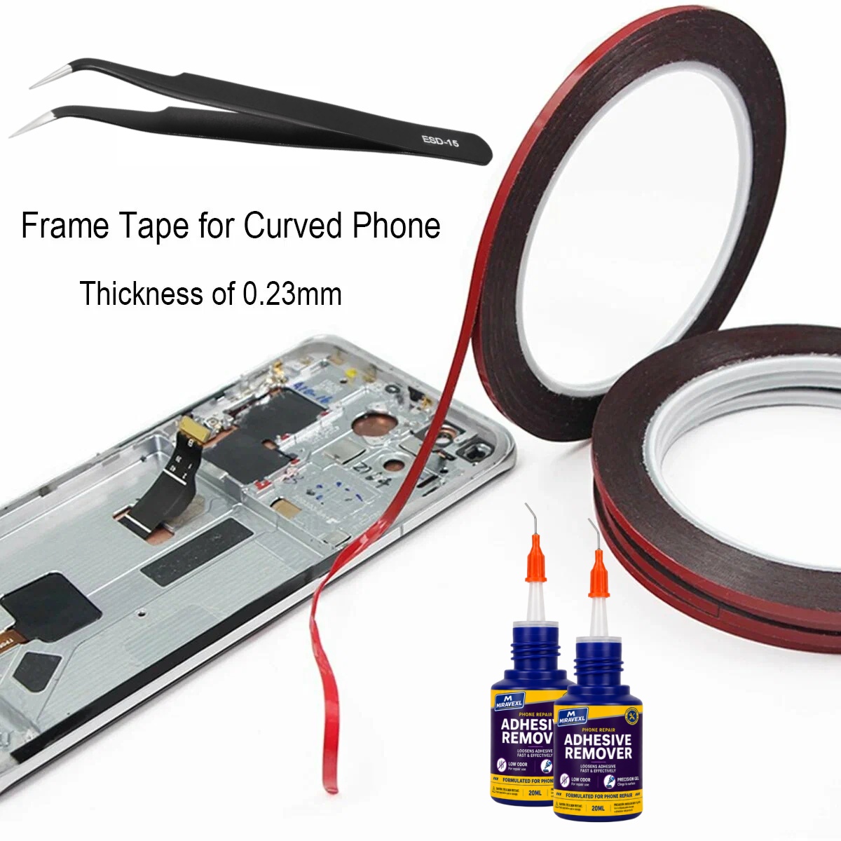 2mm Phone Screen Repair Tape K - Electronics Repair Training 评论和价格