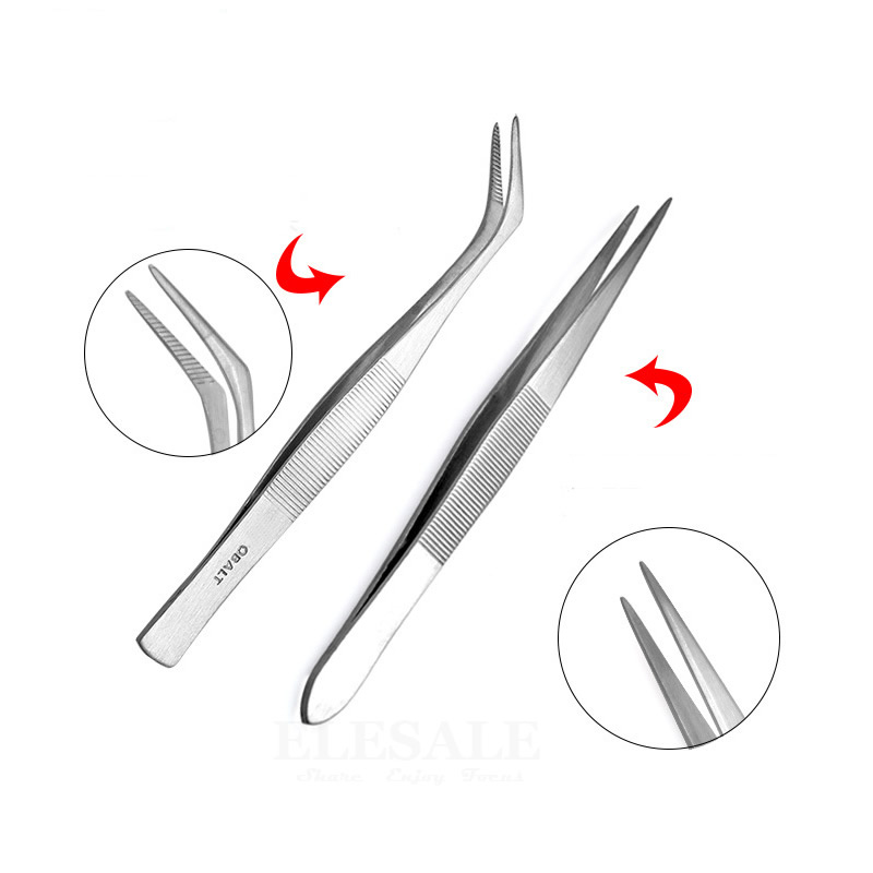 Stainless Steel Tweezers Grip  - Electronics Repair Training 评论和价格