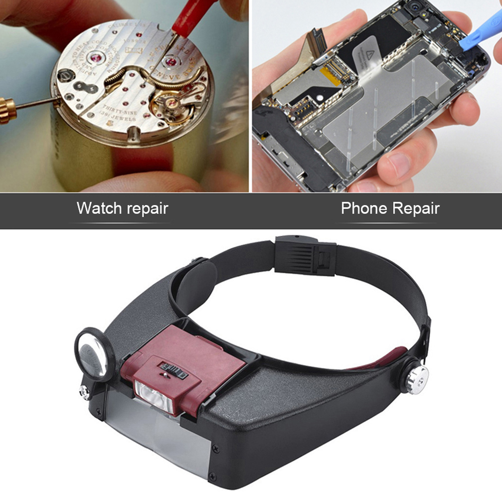 10X Headband LED Magnifying Gl - Electronics Repair Glasses 评论和价格